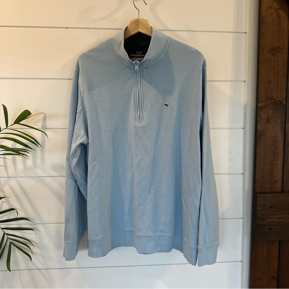 VINYARD VINES 1/4 ZIP COTTON PULLOVER SIZE XL J12
